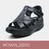 [Dr.K] Dép da nữ S9200 BLACK Sandals có hỗ trợ vòm, giày đi bộ để giảm đau chân và gót chân - Sản xuất tại Hàn Quốc